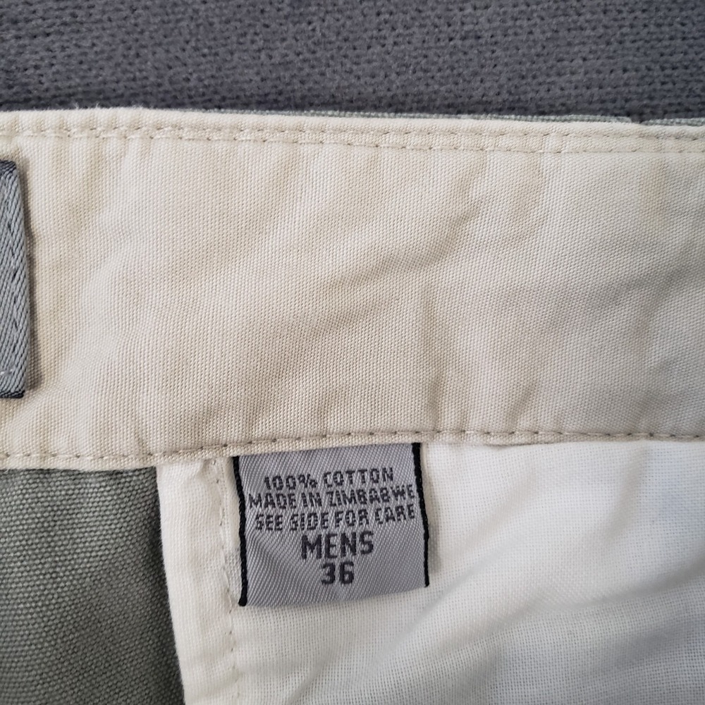 Men's Eddie Bauer Green Cargo Hiking Casual Shorts‎ Size 36 - Picture 11 of 12
